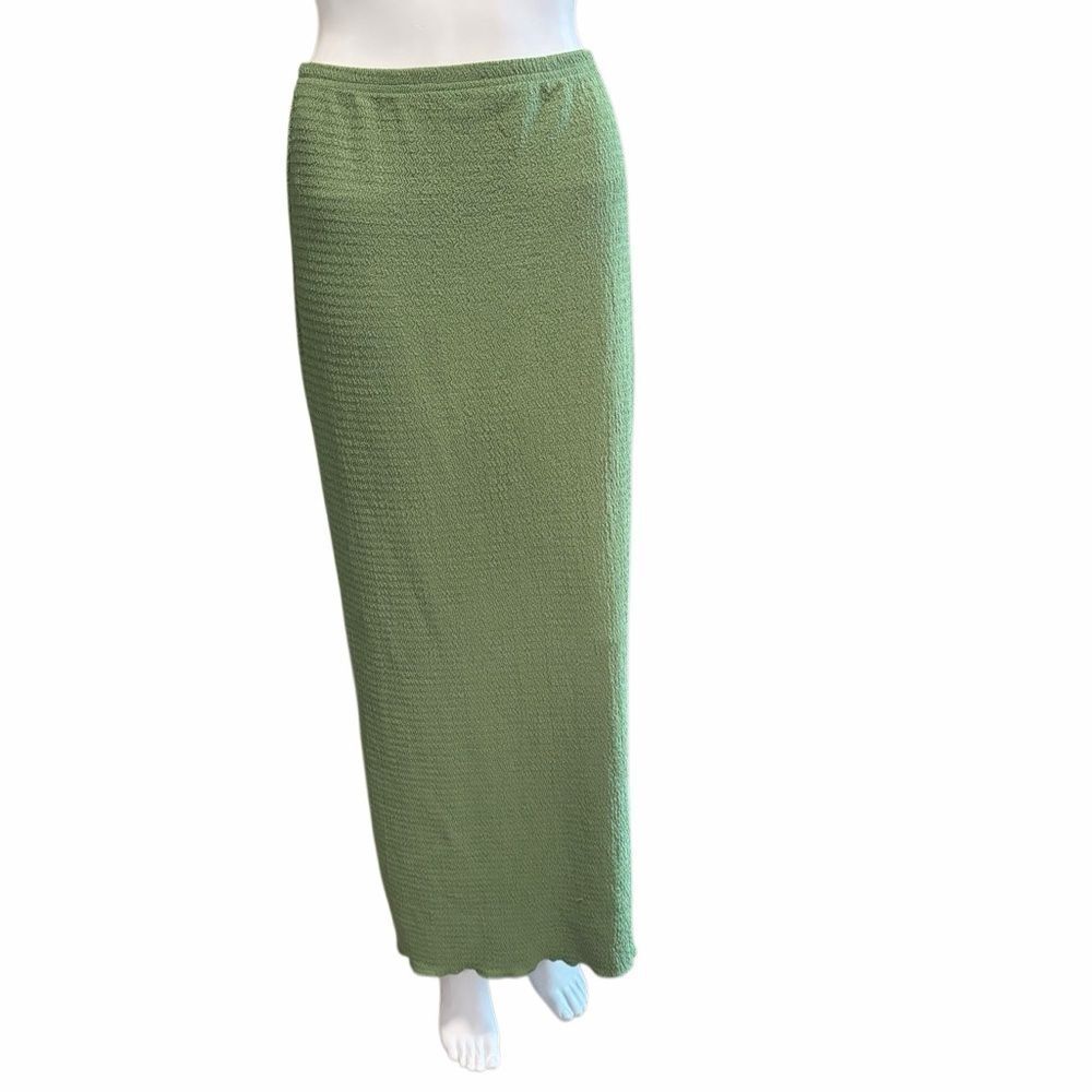 SHEIN Elegant Green Maxi Skirt Size Medium